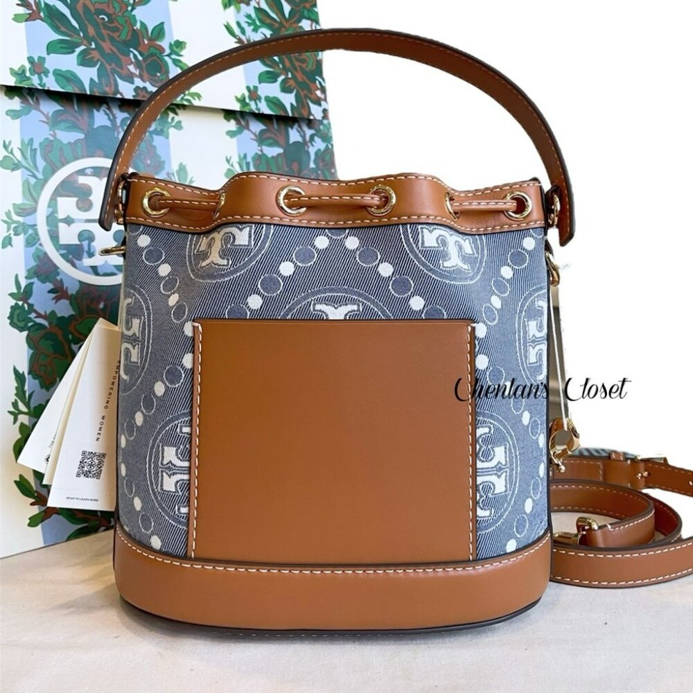 🔥NeW! Tory Burch T Monogram Bucket Bag - Picture 7 of 12